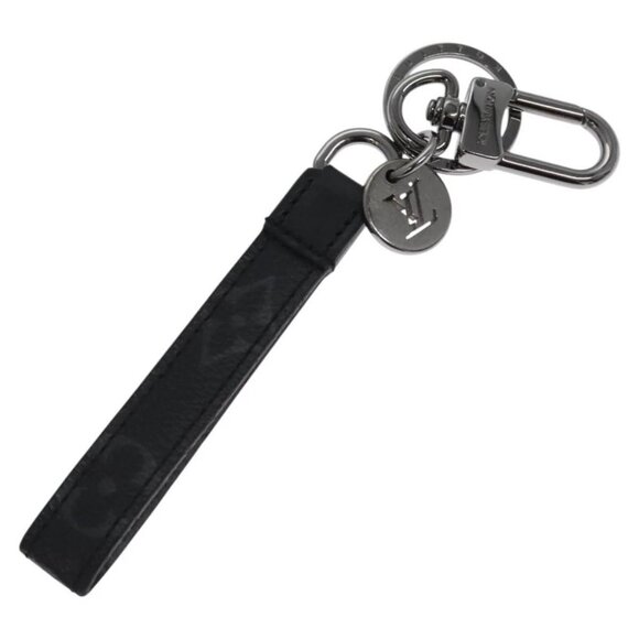 LOUIS VUITTON Monogram Eclipse Porte Cles Dragonne Key Holder M61950 Auth EC798 - Picture 5 of 10